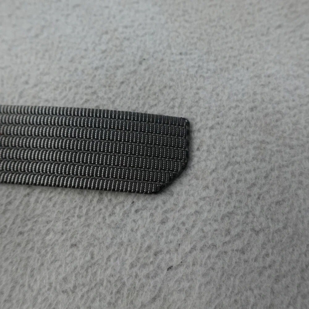 Grip6 Webbed Belt Tactical Nylon Gray 1.5